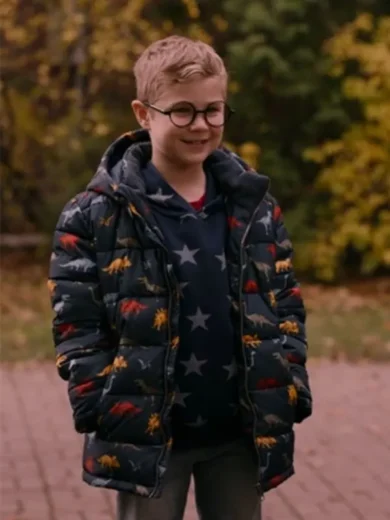 Ginny & Georgia S02 Austin Miller Dinosaur Jacket