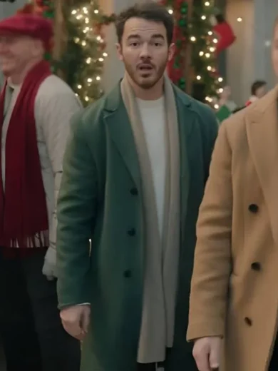 A Very Jonas Christmas Kevin Jonas Green Coat