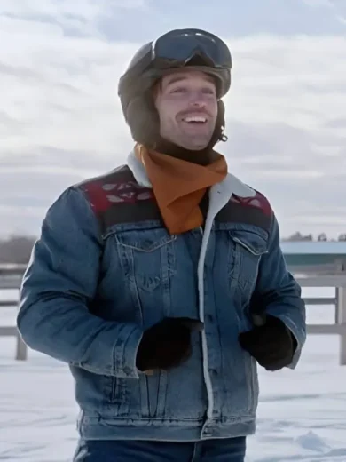 A Wild West Christmas 2025 Joe Scarpellino Horse Printed Denim Jacket