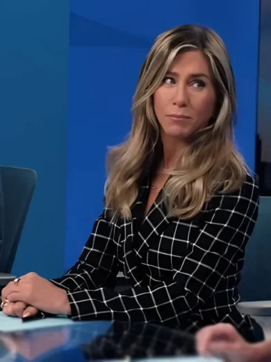 The Morning Show Jennifer Aniston Check Blazer