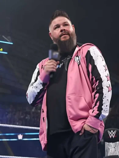 2025 SmackDown Kevin Owens Pink Jacket