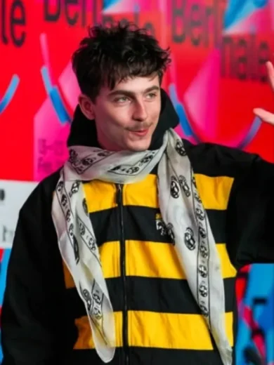 75th Berlinale Timothee Chalamet Stripe Jacket