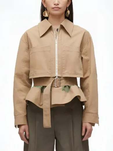 9-1-1 S8 Angela Bassett Brown Utility Jacket