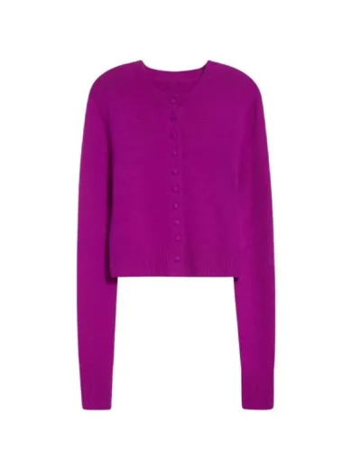 9-1-1 S9 Jennifer Hewitt Purple Cardigan