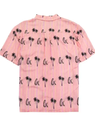 90 Day Fiance S11 Matt Pink Palm Print Shirt