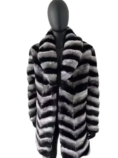 90 Day Hunt For Love Tim Malcolm Striped Fur Coat