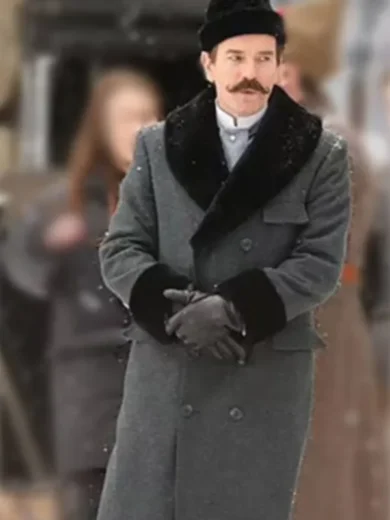 A Gentleman In Moscow 2024 Ewan McGregor Gray Coat