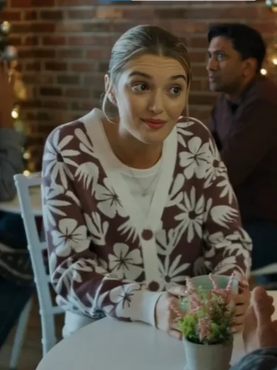 A Novel Noel 2024 Kaitlyn Bernard Floral Cardigan