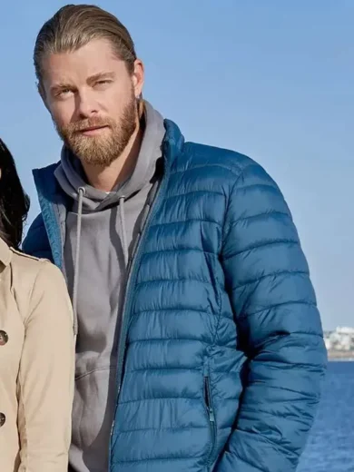 A Pinch Of Portugal 2023 Luke Mitchell Blue Quilted Jacket