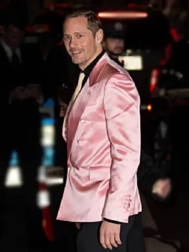 35th Gotham Film Awards Alexander Skarsgård Pink Blazer