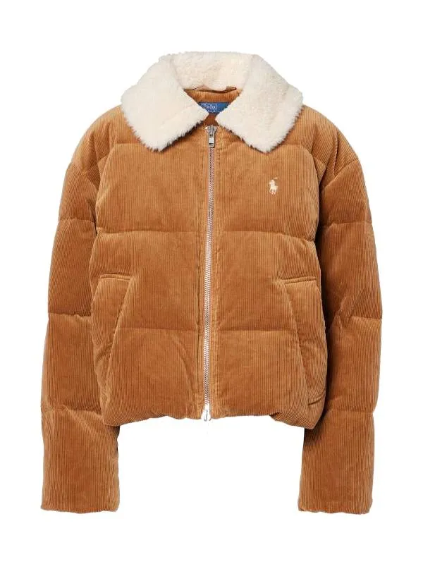 A Merry Little Ex-Mas 2025 Emily Hall Brown Corduroy Puffer Jacket