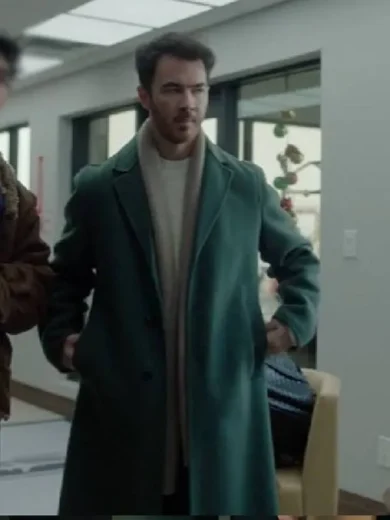 A Very Jonas Christmas Kevin Jonas Green Coat
