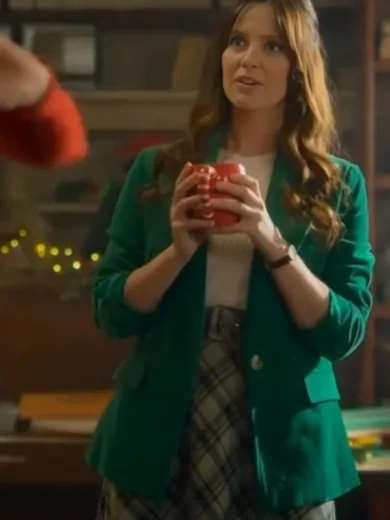 A Vintage Christmas 2024 Merritt Patterson Green Blazer