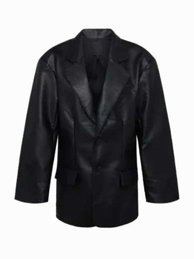 The Kardashians S7 Kris Jenner Leather Blazer