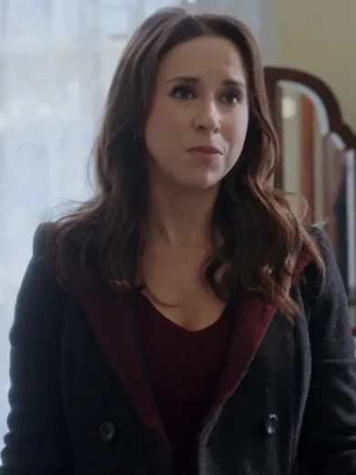 A Merry Scottish Christmas 2023 Lacey Chabert Coat