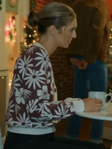 A Novel Noel 2024 Kaitlyn Bernard Floral Cardigan