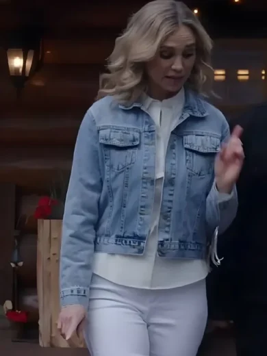 A Royal Montana Christmas 2025 Fiona Gubelmann Denim Jacket