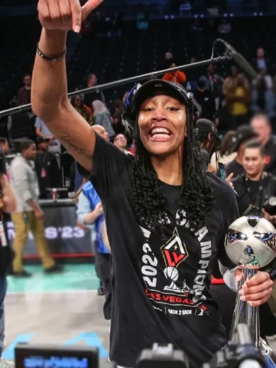 A’ja Wilson Las Vegas Aces 2023 WNBA champions Shirt