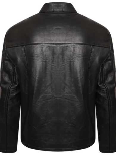 Le Mans Steve McQueen Leather Jacket Black