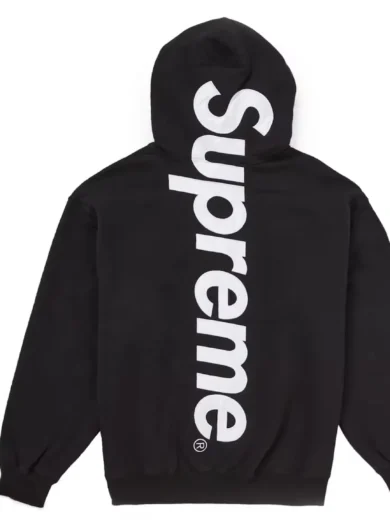 Supreme Satin Applique Hooded Sweatshirt (FW24)