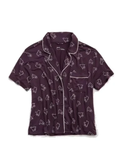 90 Day Fiance Pillow Talk 2025 Emily Bieberly Ghost Print Pajamas