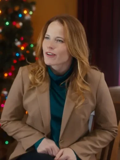 A Very Vermont Christmas 2024 Katie Leclerc Brown Blazer