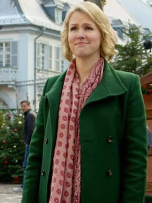 A Heidelberg Holiday 2023 Ginna Mason Green Wool Coat