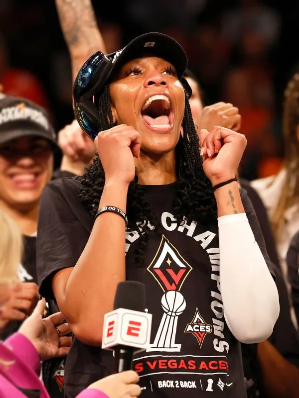 A’ja Wilson Las Vegas Aces 2023 WNBA champions Shirt
