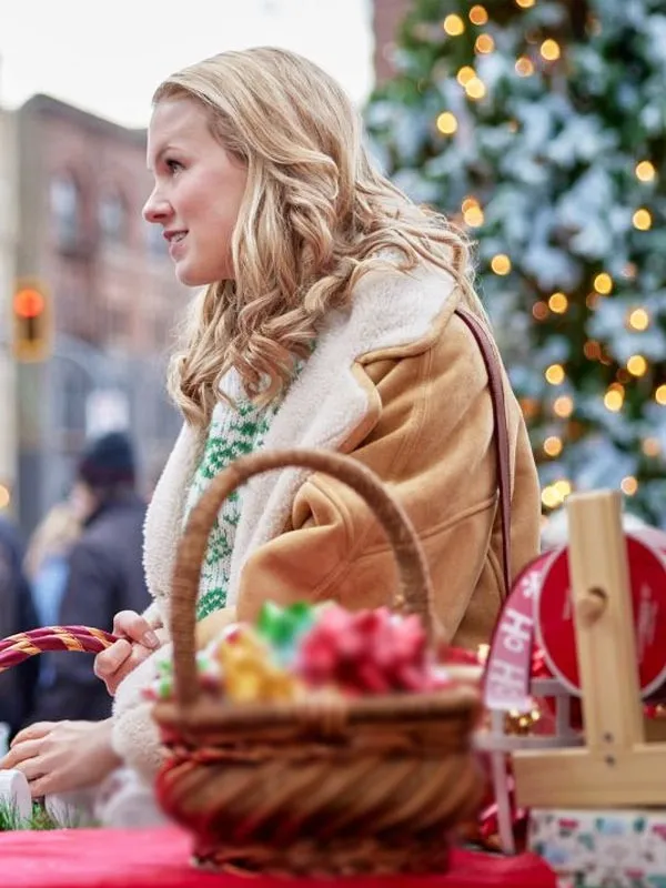 A Carol for Two 2024 Ginna Claire Mason Shearling Jacket