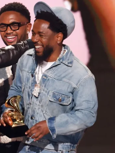 67th Annual GRAMMY Awards Kendrick Lamar Denim Jacket
