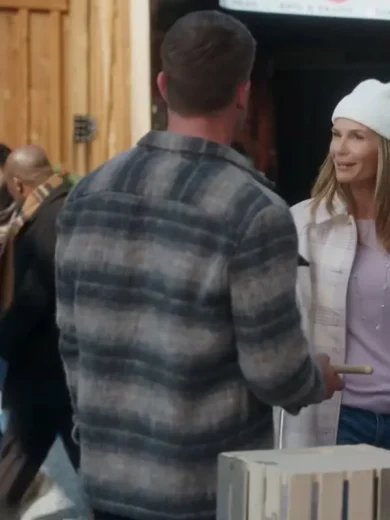 A Magical Christmas Village Luke Macfarlane Jacket