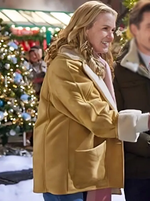 A Carol for Two 2024 Ginna Claire Mason Shearling Jacket