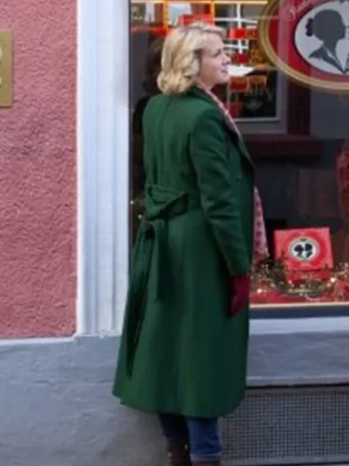 A Heidelberg Holiday 2023 Ginna Mason Green Wool Coat