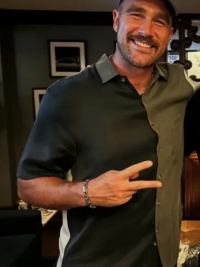 2nd Annual Kelce Car Jam Travis Kelce Colorblock Shirt