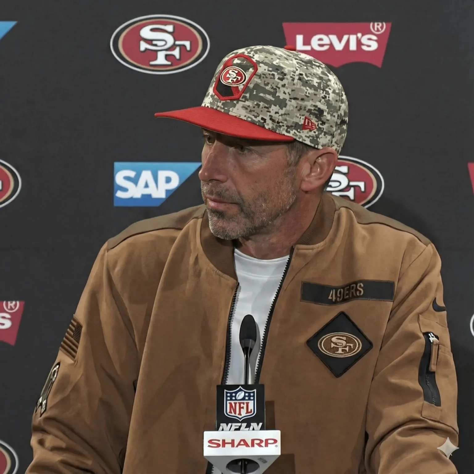 Kyle Shanahan 49ers Salute To Service Jacket