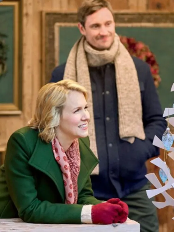 A Heidelberg Holiday 2023 Ginna Mason Green Wool Coat