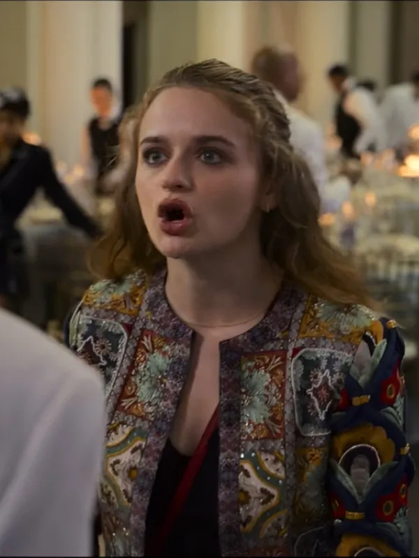 A Family Affair Joey King Floral Cropped Jacket