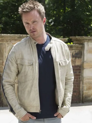 Aaron Paul Need For Speed White Jacket