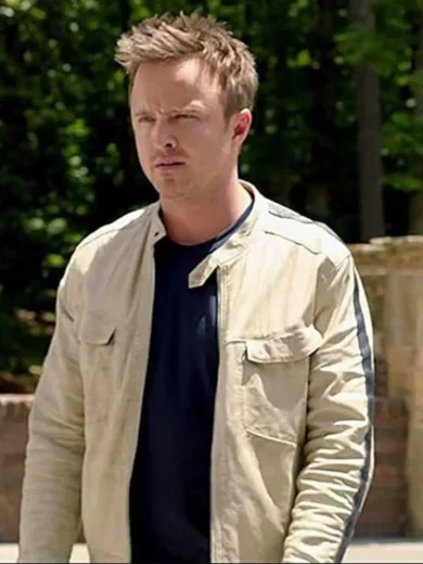 Aaron Paul Need For Speed White Jacket
