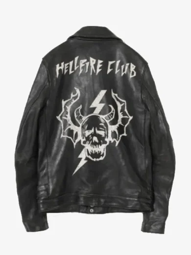 Hellfire Club Biker Leather Jacket