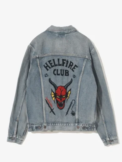 Hellfire Club Blue Denim Jacket