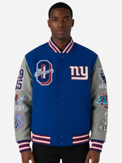 OVO New York Giants Varsity Jacket