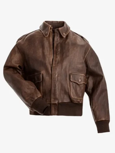 Stranger Things Billy Hargrove Brown Leather Jacket