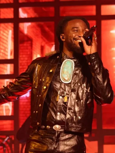 Shaboozey Leather Jacket