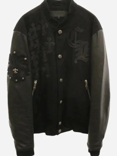 Chrome Heart Letterman Varsity Jacket