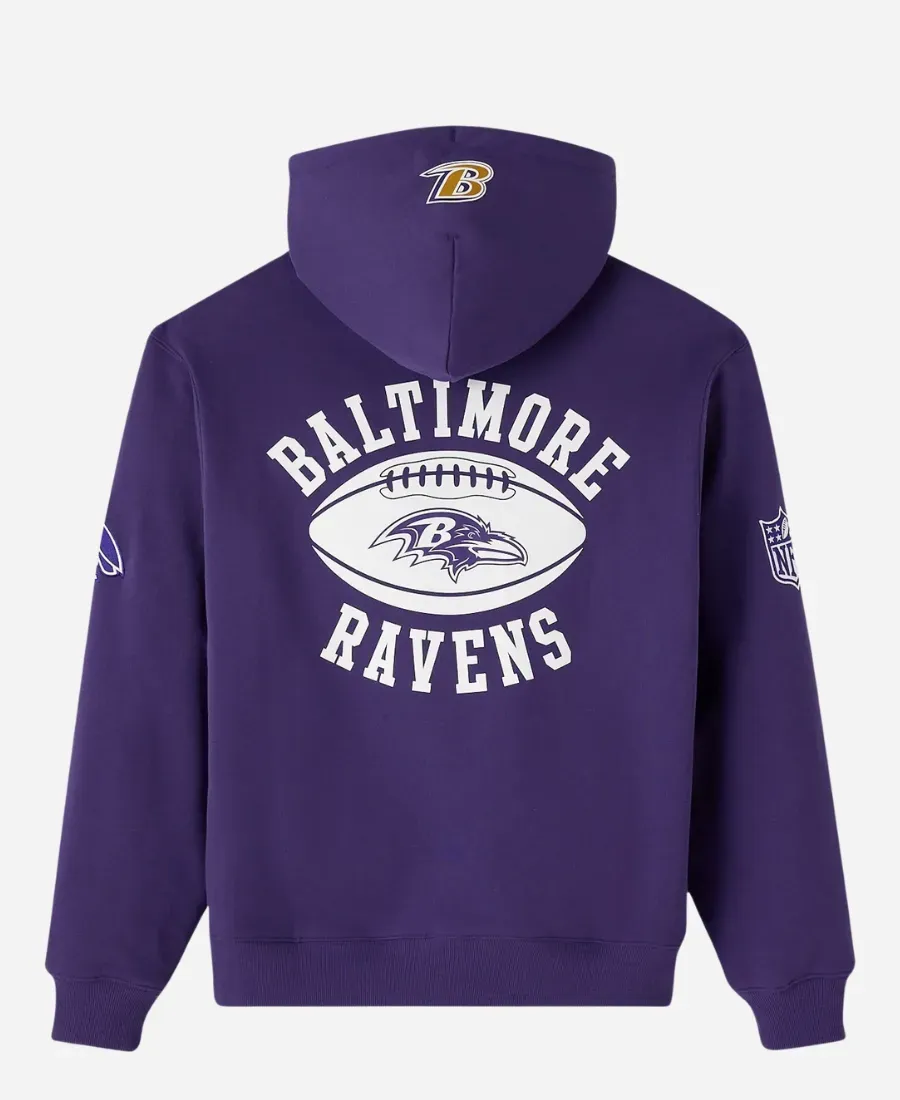 OVO Baltimore Ravens Waffle Lined Hoodie