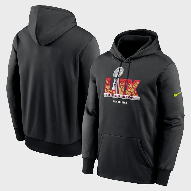 Super Bowl LIX Nike Black Club Hoodie