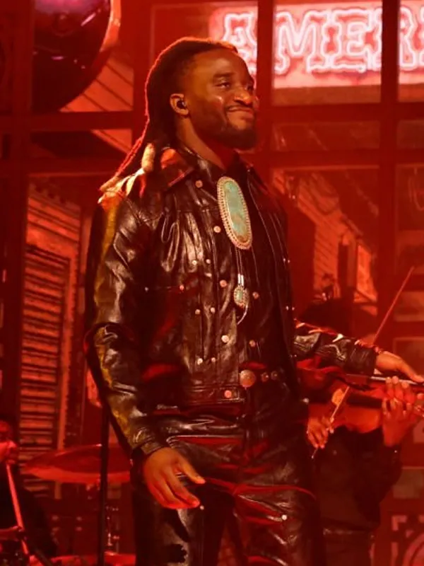 Shaboozey Leather Jacket