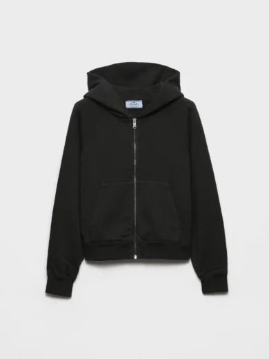 Cotton zipper hoodie