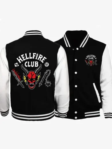 Stranger Things Hellfire Club Baseball Jacket